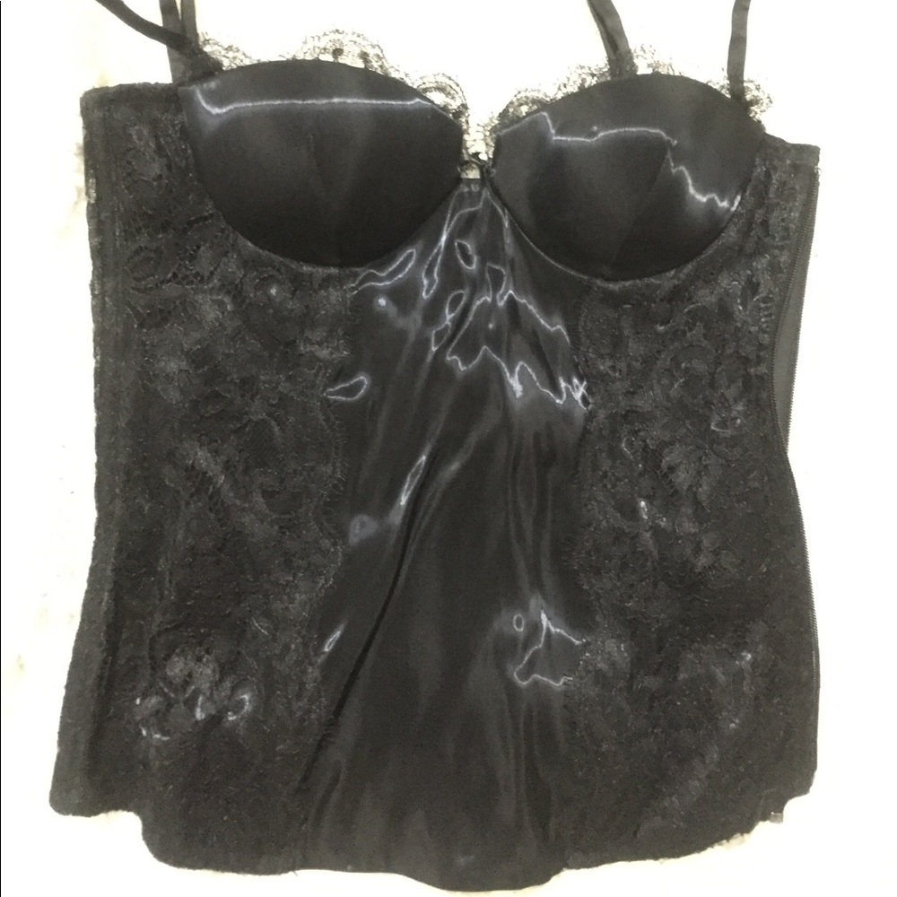 La Perla Laced Bodysuit Black 34A (75A) Laced Up